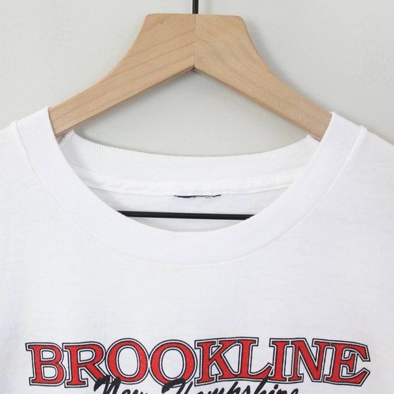 Vintage 90s Brookline New Hampshire, Town Map T-S… - image 5