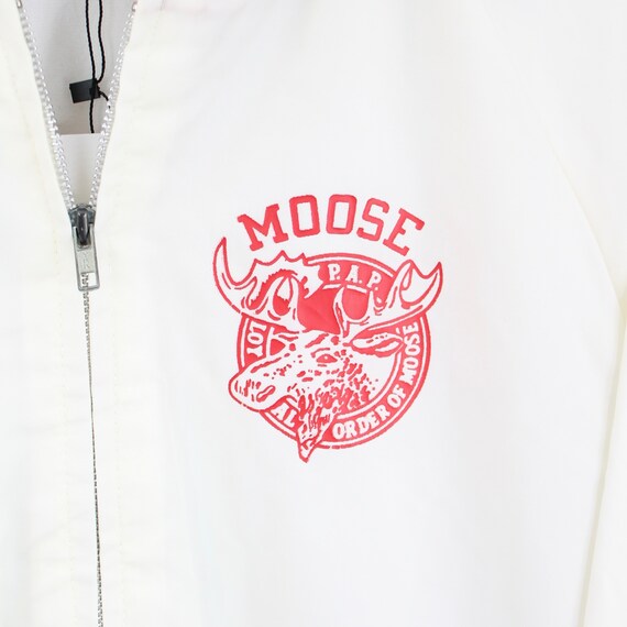 Vintage Moose Lodge, Order of Moose Zip Up Bomber… - image 9