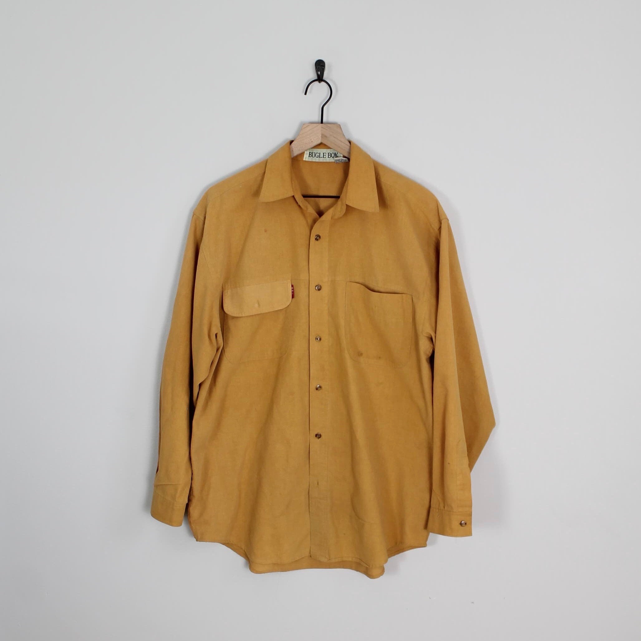 yellow button up shirt for boys
