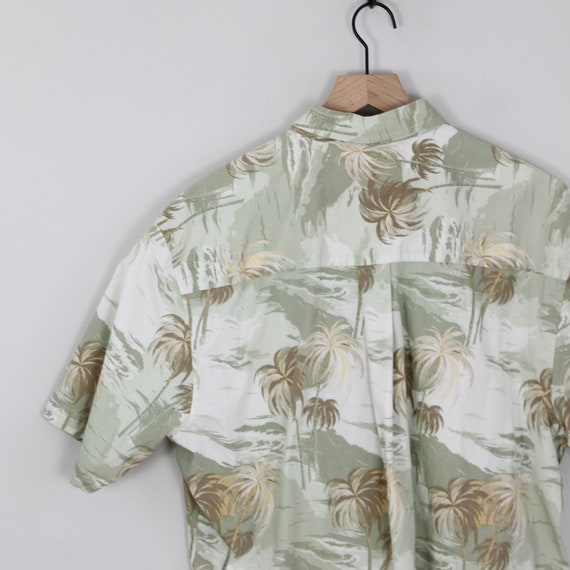 Vintage Natural Issue, Green and Beige Palm Tree … - image 3