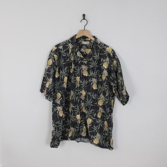 Vintage Natural Issue, Black and Green Pineapple … - image 1