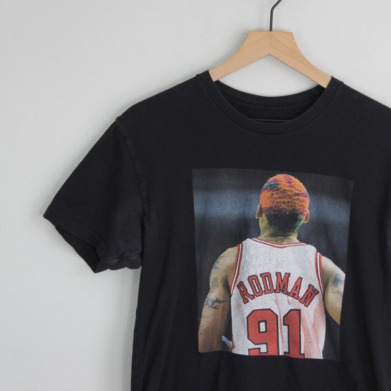 Modern Dennis Rodman 91 Chicago Bulls T-Shirt, Si… - image 7