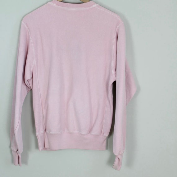 Vintage 90s Pink Delaware Champion Crewneck Sweat… - image 5