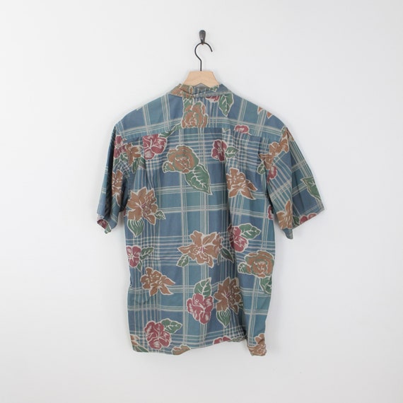 Vintage 90s Route 66, Hibiscus Flower Pattern Haw… - image 5