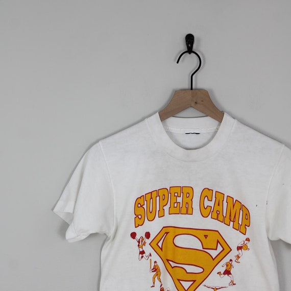 Vintage 90s Super Camp, Summer Camp T Shirt, Size… - image 2