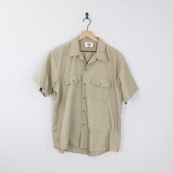 Vintage 90s Dickie's Workwear Shirt, Size XL, Utility Shirt, Workwear Shirt