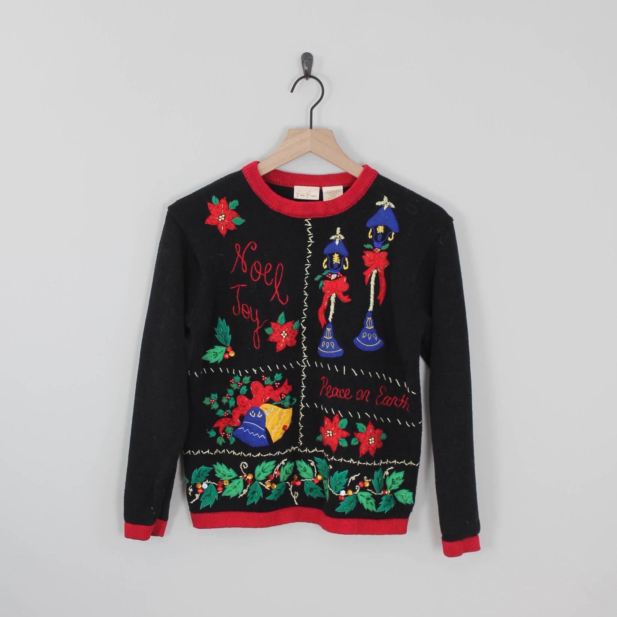 Vintage 90s Christmas Sweater Far & Near Ugly Christmas 