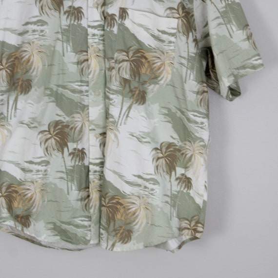 Vintage Natural Issue, Green and Beige Palm Tree … - image 5