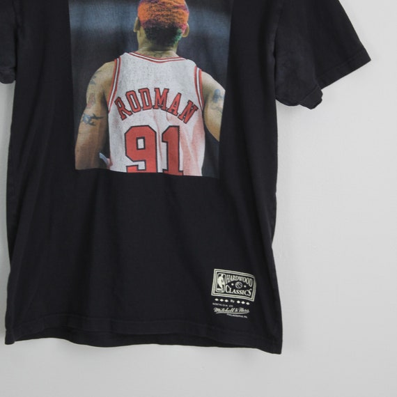 Modern Dennis Rodman 91 Chicago Bulls T-Shirt, Si… - image 5
