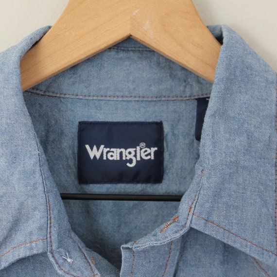 Vintage 90s Wrangler Western Wear, Snap Button We… - image 7