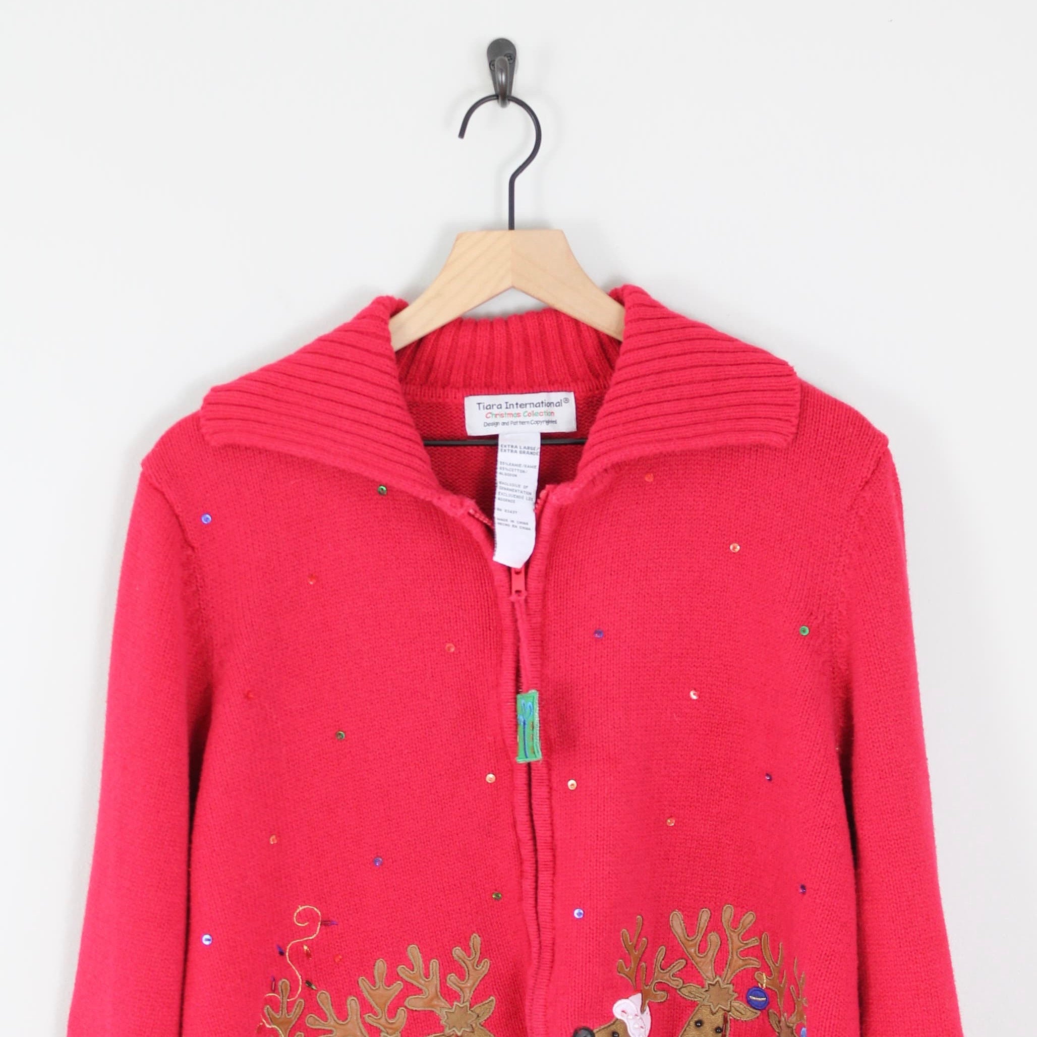 Vintage Reindeer Ugly Christmas 