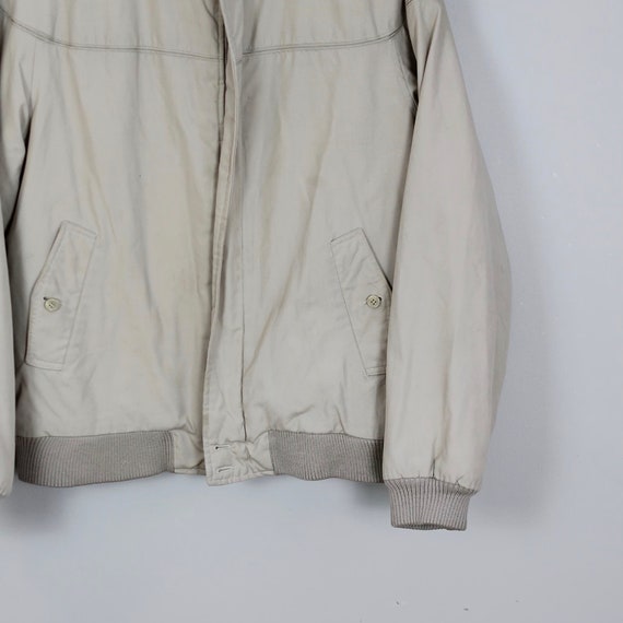 2Vintage Carl Michaels, Beige Bomber Jacket, Size… - image 6