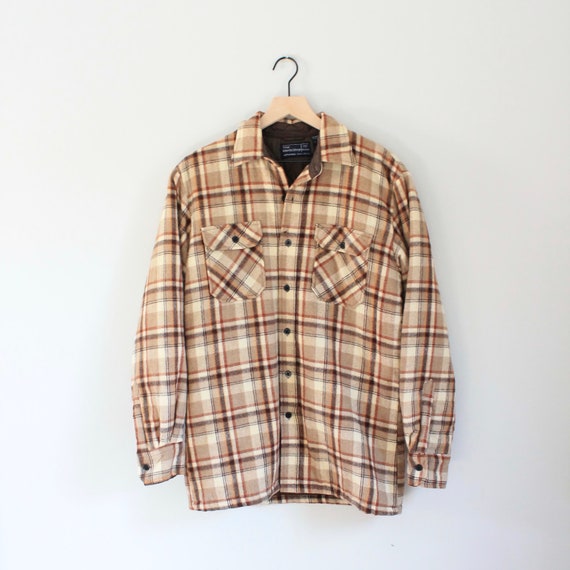Vintage Brown Wool Jacket, Size Medium, JC. Penny