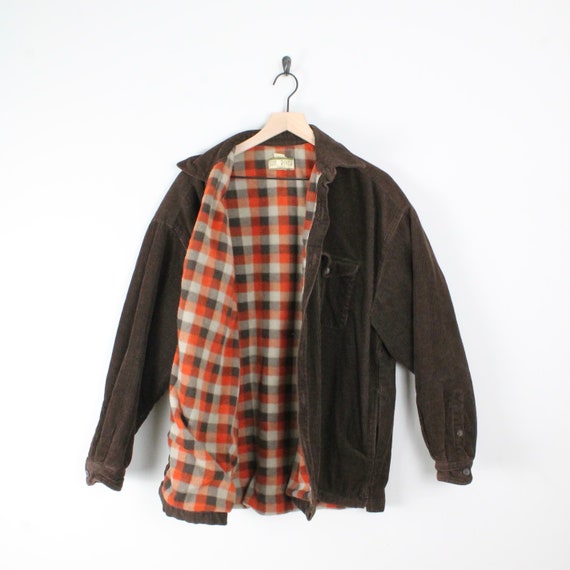 Vintage Flannel Lined Corduroy Jacket, Size Large
