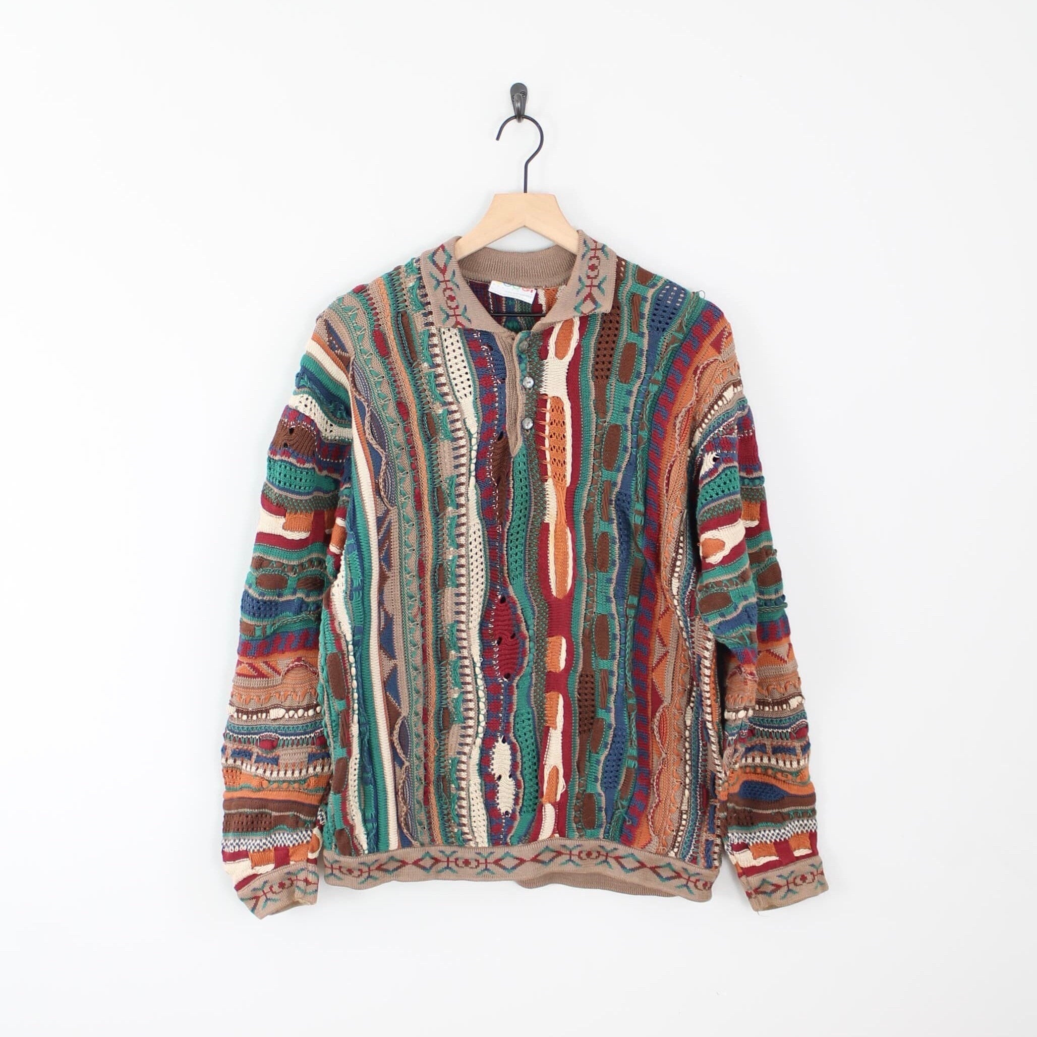 Coogi Sweater - Etsy
