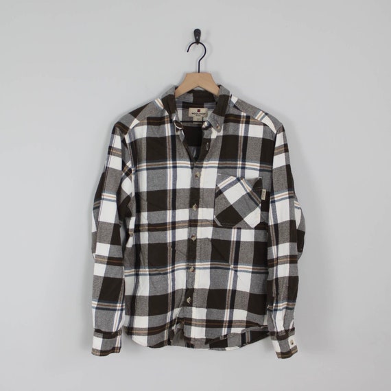 2000's Brown \u0026 White Woolrich Flannel 