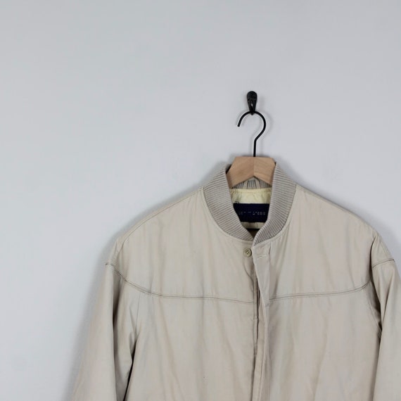 2Vintage Carl Michaels, Beige Bomber Jacket, Size… - image 5