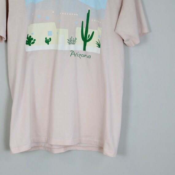 Vintage Arizona, Cactus Graphic T-Shirt, Size Lar… - image 3