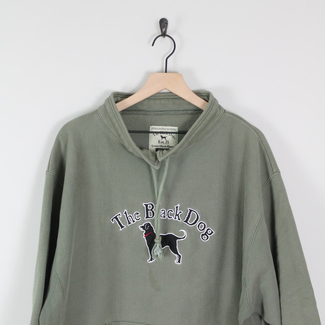 Vintage the Black Dog Marthas Vineyard Collared Sweatshirt Etsy