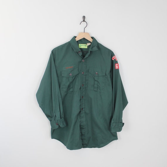 Vintage 50s Boy Scouts of America Shirt, Size Med… - image 1