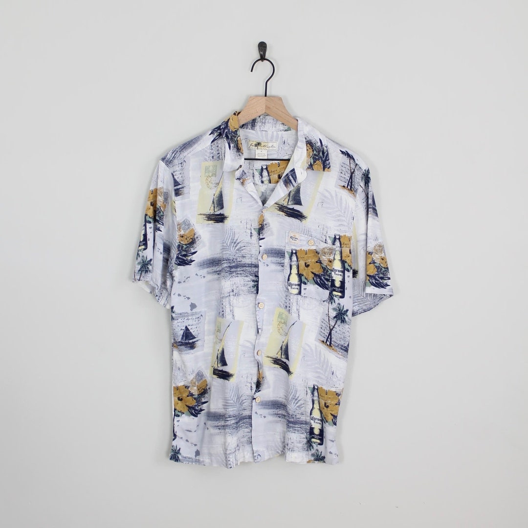 Chemise D'été Pour Homme à Motif Bateaux - Manches Courtes En Polyester, Couleur Bleu | Idéale Pour La Plage Et Les Vacances - 4