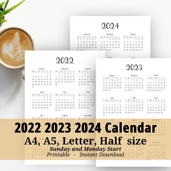 Filofax Calendar 2024 Etsy