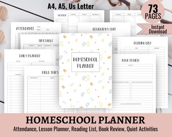 Homeschool Planner Printable: Weekly Daily Schedules (PDF Download)