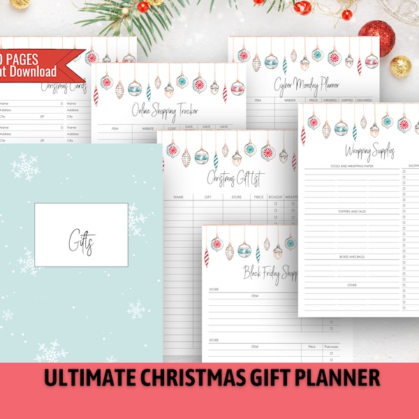 Ultimate Gift Planner, Stocking Stuffers, Christmas Wishlist, Christmas Planner