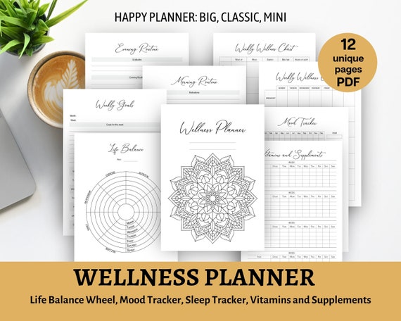 2024 Small Weekly Wellness Diary