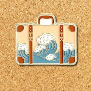 Emaille pin reisbagage | Emaille pins voor op reis