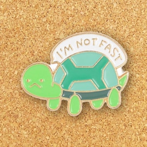 Turtle Enamel Pin | Funny Enamel Pin