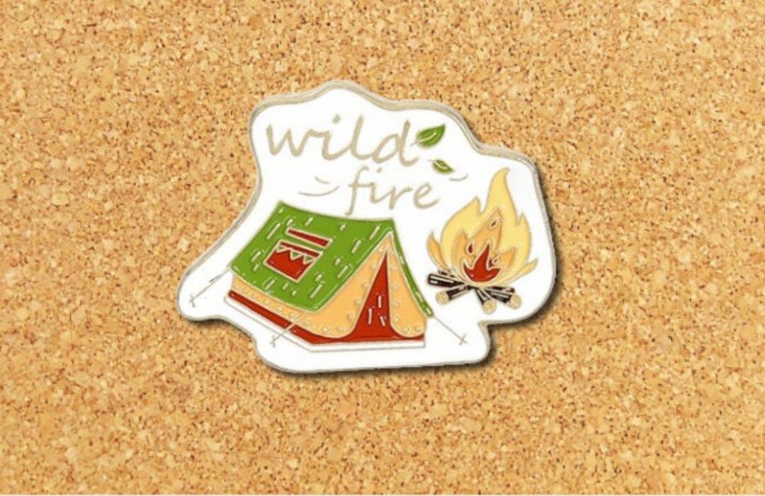 Wildfire Pin Wildfire Enamel Pin | Disaster Enamel Pins - Etsy