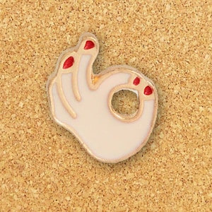 OK Hand Sign Enamel Pin | Everything is OK