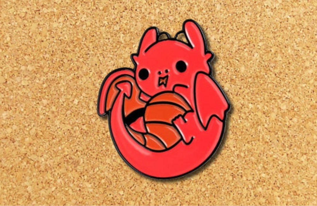 Red Devil Enamel Pin Cute Enamel Pins Etsy