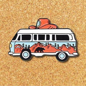 Adventure Van Enamel Pin | Travel Enamel Pins