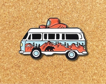 Adventure Van Enamel Pin | Travel Enamel Pins