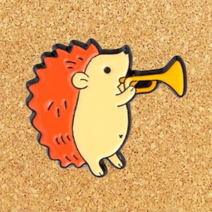 Hedgehog Enamel Pins | Cute Animal Enamel Pin