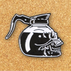 Skull Jar ENAMEL PIN | Scary Enamel Pin | Funny Enamel Pin | Pins for Backpack, Pins for Jacket, Pins for Hat | ROFLPINS