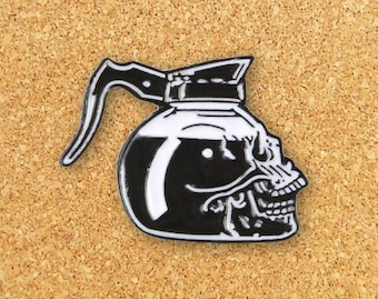 Skull Jar ENAMEL PIN | Scary Enamel Pin | Funny Enamel Pin | Pins for Backpack, Pins for Jacket, Pins for Hat | ROFLPINS