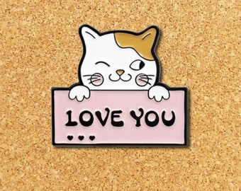 I Love You Enamel Pin | Cute Enamel Pins