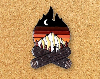 Bonfire Enamel Pin | Funny Enamel Pin
