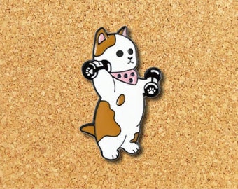 Weightlifting Pin | Cute Enamel Pins