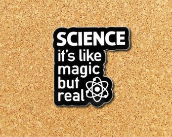 Pin de esmalte "La ciencia es REAL" / Pin de esmalte divertido