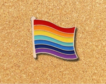 Épingle arc-en-ciel du drapeau de l’égalité LGBT | Épingles mignonnes en émail