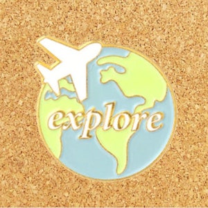 Explore The World Enamel Pins | Cute Enamel Pin