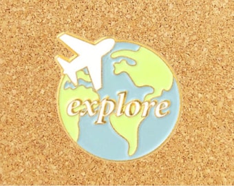 Explore The World Enamel Pins | Cute Enamel Pin