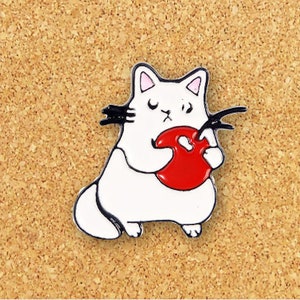 Cherry Cat Enamel Pin | Cute Enamel Pin