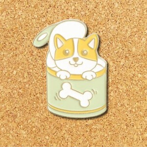 Corgi Enamel Pin | Cute Animal Enamel Pins