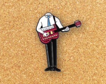 Rock and Roll ENAMEL PIN | Cute Enamel Pin | Pins for Backpack, Pins for Jacket, Pins for Hat
