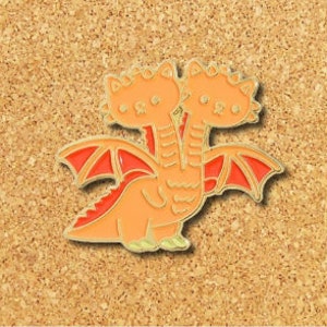Fire Dragon Pin | Cute Enamel Pins